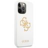 Guess GUHCP13LLS4GGWH iPhone 13 Pro / 13 6,1" biały/white hard case Silicone 4G Logo na NearMe.pl