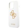 Guess GUHCP13LLS4GGWH iPhone 13 Pro / 13 6,1" biały/white hard case Silicone 4G Logo na NearMe.pl