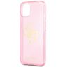 Guess GUHCP13SPCUGL4GPI iPhone 13 mini 5,4" różowy/pink hard case Glitter 4G Big Logo na NearMe.pl