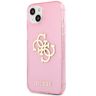 Guess GUHCP13MPCUGL4GPI iPhone 13 / 14 /15 6.1" różowy/pink hard case Glitter 4G Big Logo na NearMe.pl