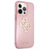 Guess GUHCP13LPCUGL4GPI iPhone 13 Pro /13 6,1" różowy/pink hard case Glitter 4G Big Logo na NearMe.pl