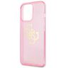 Guess GUHCP13LPCUGL4GPI iPhone 13 Pro /13 6,1" różowy/pink hard case Glitter 4G Big Logo na NearMe.pl