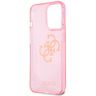Guess GUHCP13LPCUGL4GPI iPhone 13 Pro /13 6,1" różowy/pink hard case Glitter 4G Big Logo na NearMe.pl