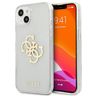 Guess GUHCP13SPCUGL4GTR iPhone 13 mini 5,4" transparent hard case Glitter 4G Big Logo na NearMe.pl