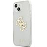 Guess GUHCP13SPCUGL4GTR iPhone 13 mini 5,4" transparent hard case Glitter 4G Big Logo na NearMe.pl