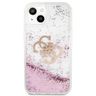 Guess GUHCP13SLG4GPI iPhone 13 mini 5,4" różowy/pink hardcase 4G Big Liquid Glitter na NearMe.pl