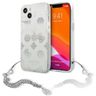 Guess GUHCP13SKSPESI iPhone 13 mini 5,4" srebrny/silver hardcase Peony Chain Collection na NearMe.pl