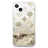 Guess GUHCP13SLGPEGO iPhone 13 mini 5,4"złoty/gold hardcase Peony Liquid Glitter na NearMe.pl
