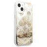 Guess GUHCP13SLGPEGO iPhone 13 mini 5,4"złoty/gold hardcase Peony Liquid Glitter na NearMe.pl
