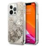 Guess GUHCP13LLGPEGO iPhone 13 Pro / 136,1" złoty/gold hardcase Peony Liquid Glitter na NearMe.pl