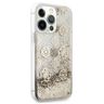 Guess GUHCP13LLGPEGO iPhone 13 Pro / 136,1" złoty/gold hardcase Peony Liquid Glitter na NearMe.pl