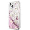 Guess GUHCP13MLGPEPI iPhone 13 / 14 / 156.1" różowy/pink hardcase Peony Liquid Glitter na NearMe.pl