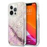 Guess GUHCP13LLGPEPI iPhone 13 Pro / 136,1" różowy/pink hardcase Peony Liquid Glitter na NearMe.pl