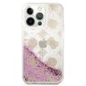 Guess GUHCP13LLGPEPI iPhone 13 Pro / 136,1" różowy/pink hardcase Peony Liquid Glitter na NearMe.pl