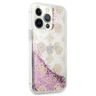 Guess GUHCP13LLGPEPI iPhone 13 Pro / 136,1" różowy/pink hardcase Peony Liquid Glitter na NearMe.pl