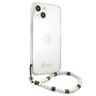 Guess GUHCP13MKPSWH iPhone 13 / 14 / 15 6.1" Transparent hardcase White Pearl na NearMe.pl