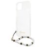 Guess GUHCP13MKPSWH iPhone 13 / 14 / 15 6.1" Transparent hardcase White Pearl na NearMe.pl