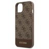 Guess GUHCP13SG4GLBR iPhone 13 mini 5,4" brązowy/brown hard case 4G Stripe Collection na NearMe.pl
