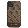 Guess GUHCP13MG4GLBR iPhone 13 / 14 / 156.1" brązowy/brown hard case 4G Stripe Collection na NearMe.pl