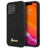 Guess GUHMP13LLSLMGBK iPhone 13 Pro / 136,1" black/czarny hardcase Silicone Script Gold Logo MagSafe na NearMe.pl