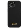 Guess GUHMP13LLSLMGBK iPhone 13 Pro / 136,1" black/czarny hardcase Silicone Script Gold Logo MagSafe na NearMe.pl