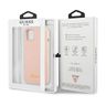 Guess GUHMP13MLSLMGLP iPhone 13 / 14 /15 6.1" jasnoróżowy/light pink hardcase Silicone Script Gold Logo Magsafe na NearMe.pl