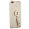 Guess GUHCI8LRSSABE iPhone 7/8 Plusbeige/beżowy hard case Saffiano with ring stand na NearMe.pl