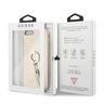 Guess GUHCI8LRSSABE iPhone 7/8 Plusbeige/beżowy hard case Saffiano with ring stand na NearMe.pl