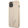 Guess GUHCP13MPSATLE iPhone 13 / 14 / 156.1" beżowy/beige hardcase SaffianoTriangle Logo na NearMe.pl