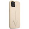 Guess GUHCP13MPSATLE iPhone 13 / 14 / 156.1" beżowy/beige hardcase SaffianoTriangle Logo na NearMe.pl