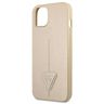 Guess GUHCP13MPSATLE iPhone 13 / 14 / 156.1" beżowy/beige hardcase SaffianoTriangle Logo na NearMe.pl