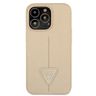 Guess GUHCP13LPSATLE iPhone 13 Pro/ 13 6,1" beżowy/beige hardcase SaffianoTriangle Logo na NearMe.pl