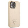 Guess GUHCP13LPSATLE iPhone 13 Pro/ 13 6,1" beżowy/beige hardcase SaffianoTriangle Logo na NearMe.pl