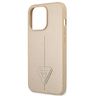 Guess GUHCP13LPSATLE iPhone 13 Pro/ 13 6,1" beżowy/beige hardcase SaffianoTriangle Logo na NearMe.pl