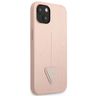Guess GUHCP13MPSATLP iPhone 13 / 14 / 156.1" różowy/pink hardcase SaffianoTriangle Logo na NearMe.pl