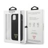 Guess GUHCP13SSLTGK iPhone 13 mini 5,4"czarny/black hardcase Silicone Triangle na NearMe.pl