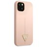 Guess GUHCP13SSLTGP iPhone 13 mini 5,4" różowy/pink hardcase Silicone Triangle na NearMe.pl