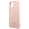 Guess GUHCP13SSLTGP iPhone 13 mini 5,4" różowy/pink hardcase Silicone Triangle na NearMe.pl