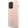 Guess GUHCP13LSLTGP iPhone 13 Pro / 13 6,1" różowy/pink hardcase Silicone Triangle na NearMe.pl