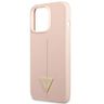 Guess GUHCP13LSLTGP iPhone 13 Pro / 13 6,1" różowy/pink hardcase Silicone Triangle na NearMe.pl