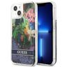 Guess GUHCP13SLFLSB iPhone 13 mini 5,4"niebieski/blue hardcase Flower Liquid Glitter na NearMe.pl
