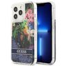 Guess GUHCP13XLFLSB iPhone 13 Pro Max 6,7" niebieski/blue hardcase Flower Liquid Glitter na NearMe.pl