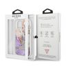 Guess GUHCP13SLFLSU iPhone 13 mini 5,4" fioletowy/purple hardcase Flower Liquid Glitter na NearMe.pl