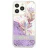 Guess GUHCP13LLFLSU iPhone 13 Pro / 136,1" fioletowy/purple hardcase Flower Liquid Glitter na NearMe.pl