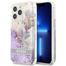Guess GUHCP13XLFLSU iPhone 13 Pro Max6,7" fioletowy/purple hardcase Flower Liquid Glitter na NearMe.pl