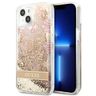 Guess GUHCP13SLFLSD iPhone 13 mini 5,4" złoty/gold hardcase Paisley Liquid Glitter na NearMe.pl