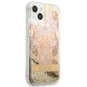 Guess GUHCP13SLFLSD iPhone 13 mini 5,4" złoty/gold hardcase Paisley Liquid Glitter na NearMe.pl