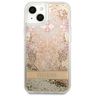 Guess GUHCP13MLFLSD iPhone 13 / 14 / 156.1" złoty/gold hardcase Paisley Liquid Glitter na NearMe.pl