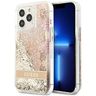 Guess GUHCP13LLFLSD iPhone 13 Pro / 136,1" złoty/gold hardcase Paisley Liquid Glitter na NearMe.pl
