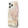 Guess GUHCP13LLFLSD iPhone 13 Pro / 136,1" złoty/gold hardcase Paisley Liquid Glitter na NearMe.pl